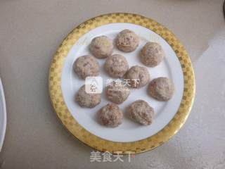 Lotus Root Meatballs recipe