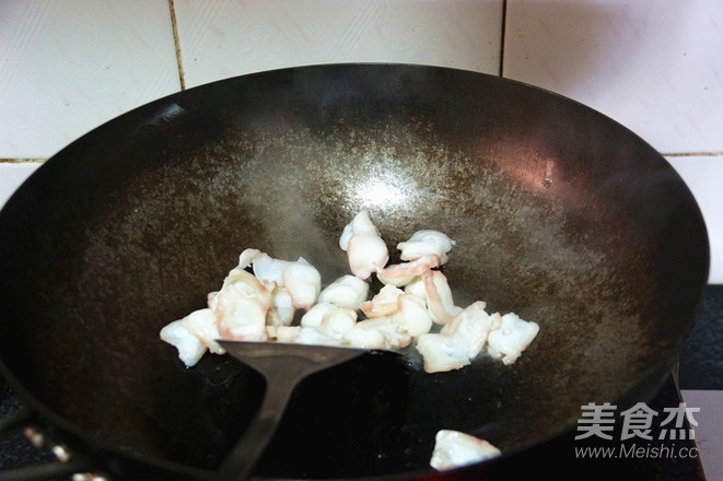 Stir-fried Octopus Feet with Green Red Pepper and Onion recipe