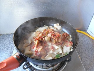 Spicy Cabbage Roasted Bean Curd recipe