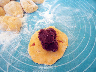 Pumpkin Double Potato Mochi recipe