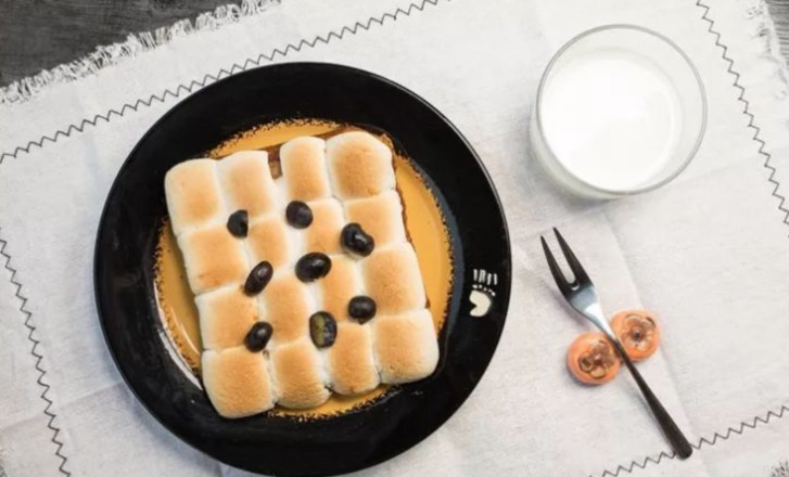 Kuaishou Marshmallow Toast, The Magic Weapon for Bear Children recipe