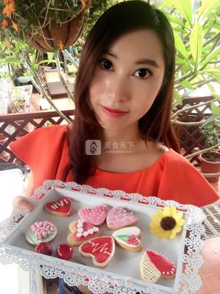 #aca烤明星大赛# Xiaoxiao, A Beautiful Chef, Works "little Biscuit of Love" recipe