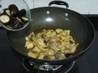 Stewed Chicken with Mushrooms recipe