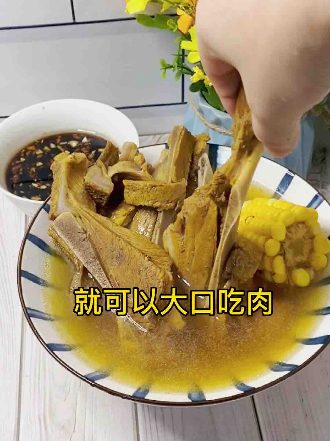 Have A Good Natural Cordyceps Flower Fan Bone Soup recipe