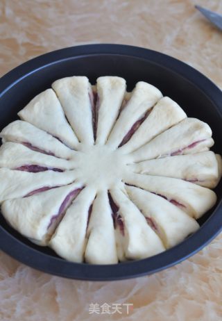 # Fourth Baking Contest and is Love to Eat Festival# Flower Purple Sweet Potato Bread recipe