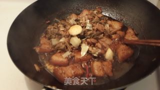 Braised Pork Belly with Plum Dried Vegetables recipe