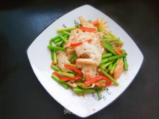Stir-fried Garlic Moss with Egg White recipe