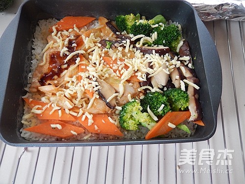 Cheese Pork Chop Rice recipe