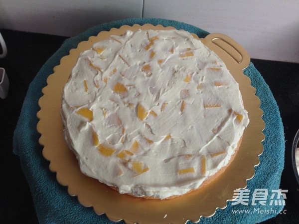Fresh Fruit Cream Birthday Cake recipe