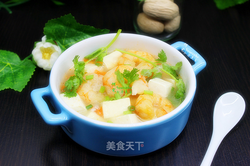 Shrimp Tofu Soup recipe
