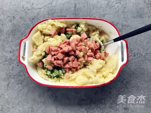 Potato Ham Salad recipe