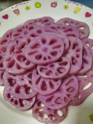 Red Lotus Root Slices recipe