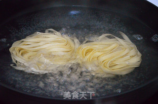 【ham and Sweet Cold Noodles】 recipe