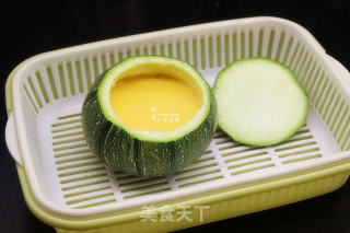 Krill Pumpkin Steamed Egg recipe