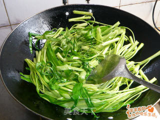 Stir-fried Tong Cai with Shrimp Paste recipe