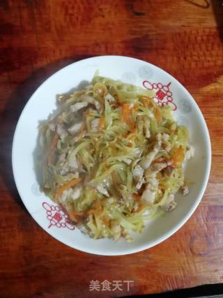 Stir-fried Shredded Pork with Lettuce recipe