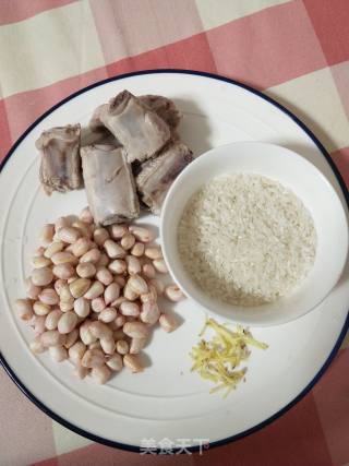 Peanut Pork Ribs Congee ❤️ recipe