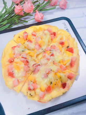 New Year's Eve Dinner with Fruit Pizza recipe