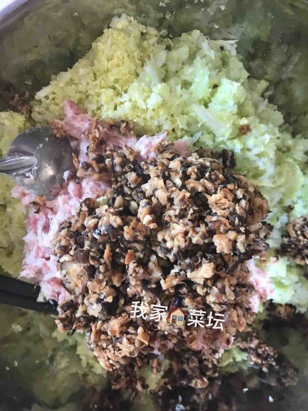Two-color Vegetable Dumplings recipe