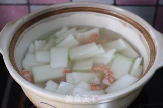 【winter Melon and Shrimp Soup】 recipe