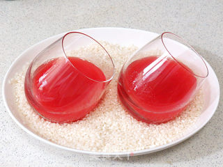 Cool and Refreshing in Summer. 【watermelon Milk Jelly】 recipe