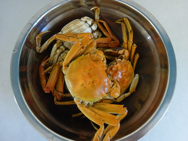 Spicy Fried Crab and Prawns recipe