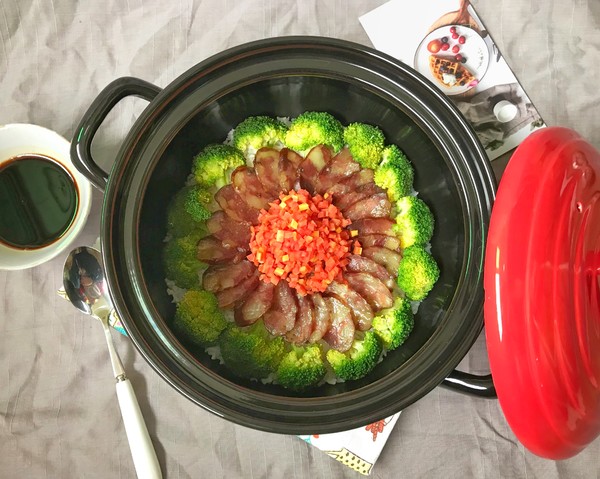 "sausage Claypot Rice" recipe