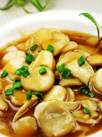 Pleurotus Eryngii in Abalone Sauce recipe