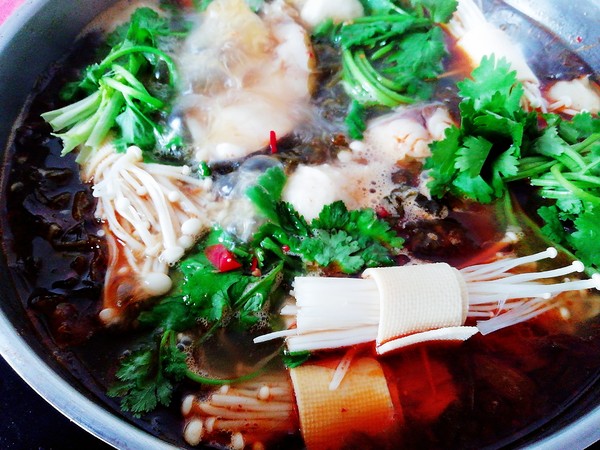 Pickled Fish Hot Pot recipe