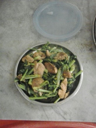 Stir-fried Pork with Choy Sum recipe