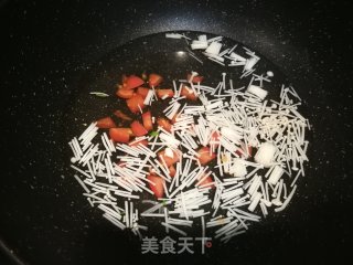 Enoki Mushroom and Mustard Egg Drop Soup recipe