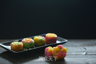 Colorful Three-dimensional Moon Cakes recipe