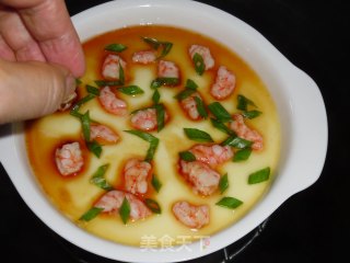 Shrimp Steamed Egg recipe