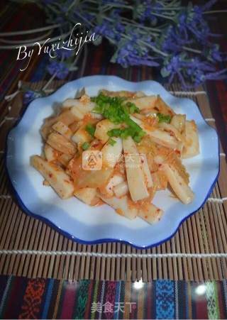Kimchi Fried Rice Cake recipe