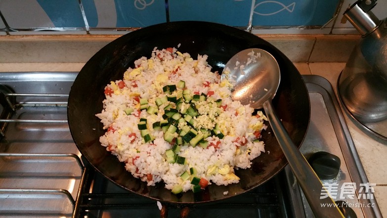 Luncheon Meat and Egg Fried Rice recipe