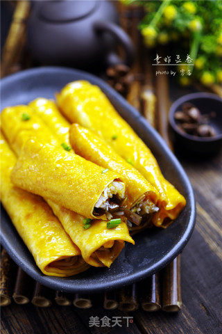 【sichuan】vegetarian Fried Bean Rolls recipe