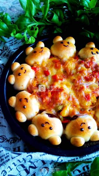 Bear Beef Pizza (7 Inches) recipe