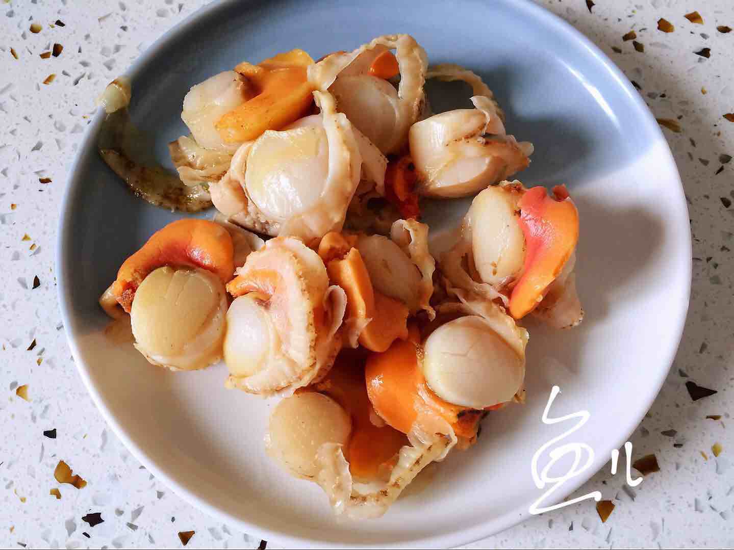 The Scallops Go Great with It, It Tastes Delicious, Finish Eating recipe