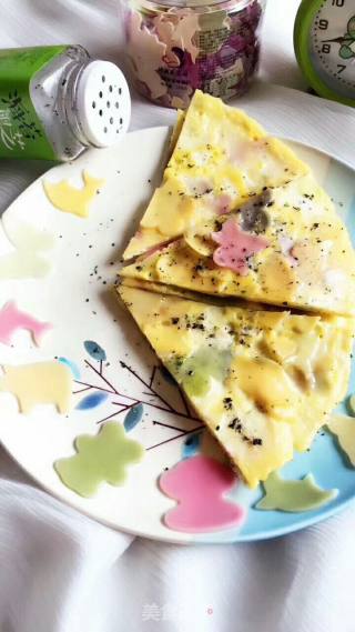 🍲homemade Colorful Egg Pancakes recipe