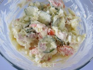 [mashed Potato Salad] @轻逸松旅行青去. . . recipe