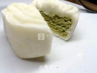 #新良第一节烤大赛# Matcha Snow Skin Mooncakes recipe