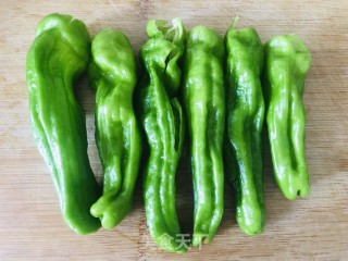 The Best Green Pepper with Tiger Skin in History recipe
