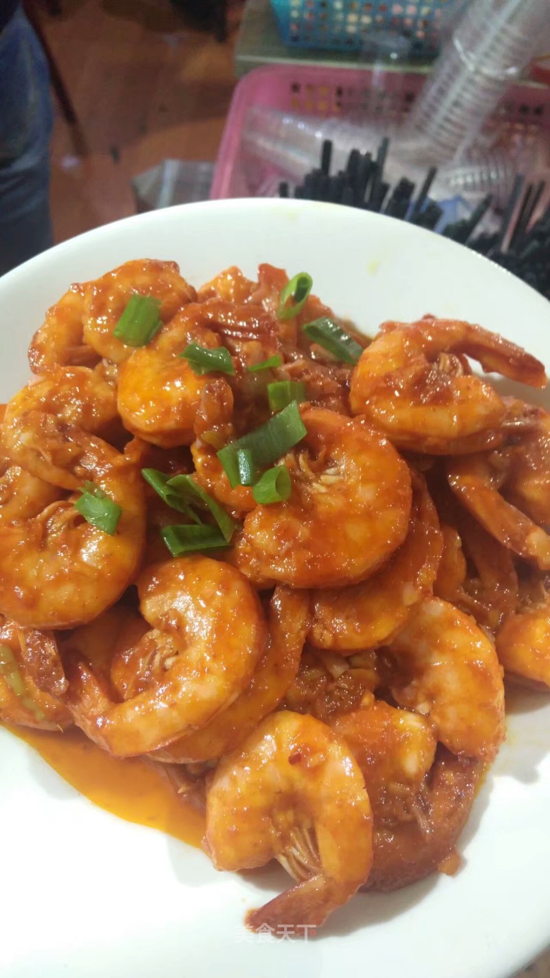 Spicy and Sweet Tomato Sauce Prawns