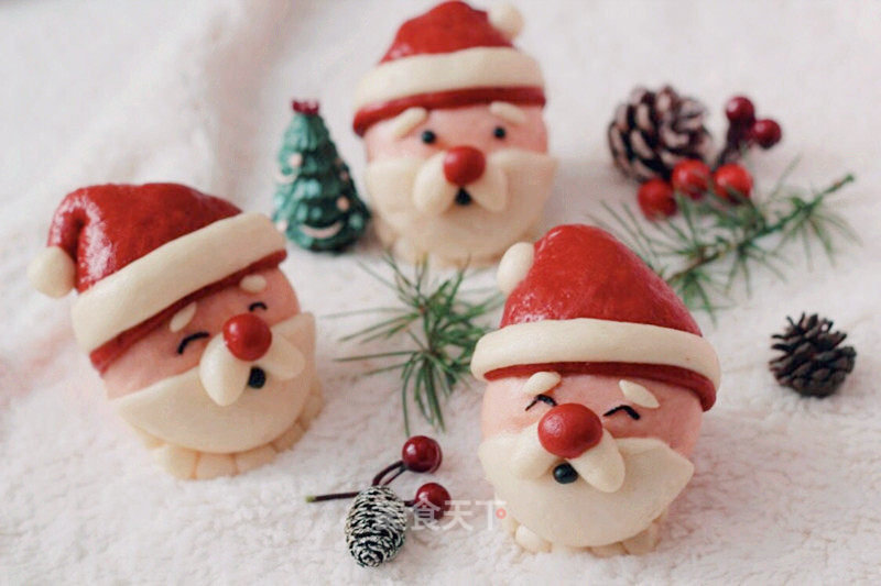 Chinese Dim Sum in Christmas Season~【santa Mantou】 recipe