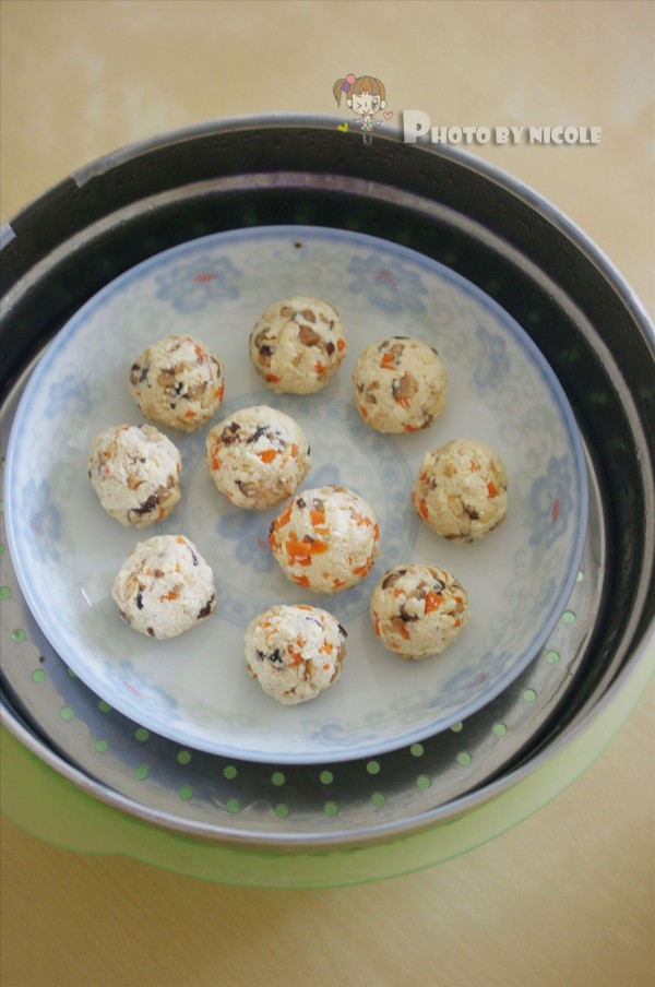 Stewed Wheat-flavored Tofu Meatballs with Seasonal Vegetables recipe