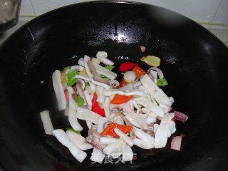 Squid Fried Rice Cake recipe