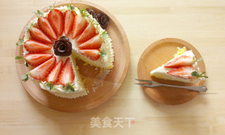 Strawberry Cream Cake recipe