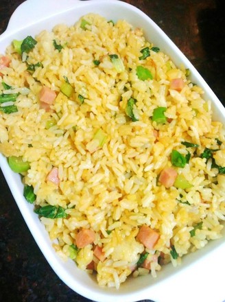 Golden Fried Rice recipe