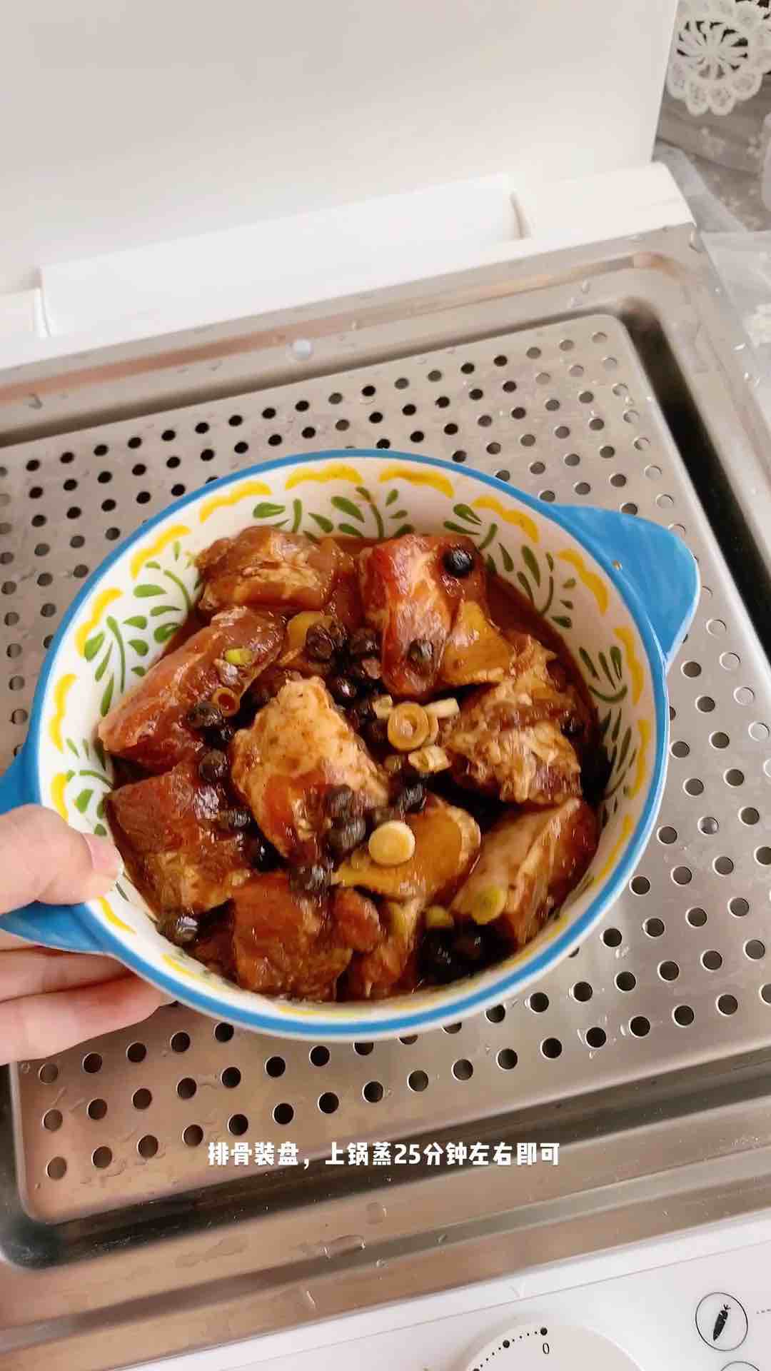 Simple and Quick Steamed Pork Ribs with Tempeh recipe
