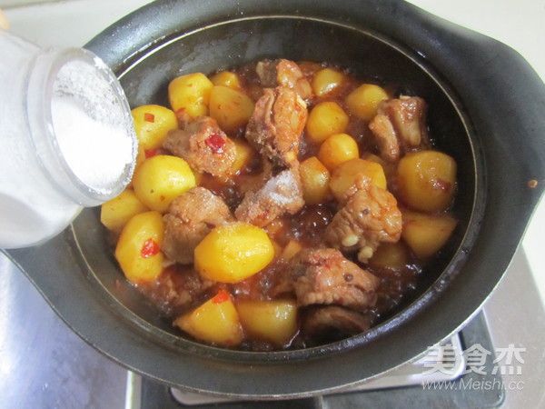 Sichuan Style Potato Pork Ribs recipe